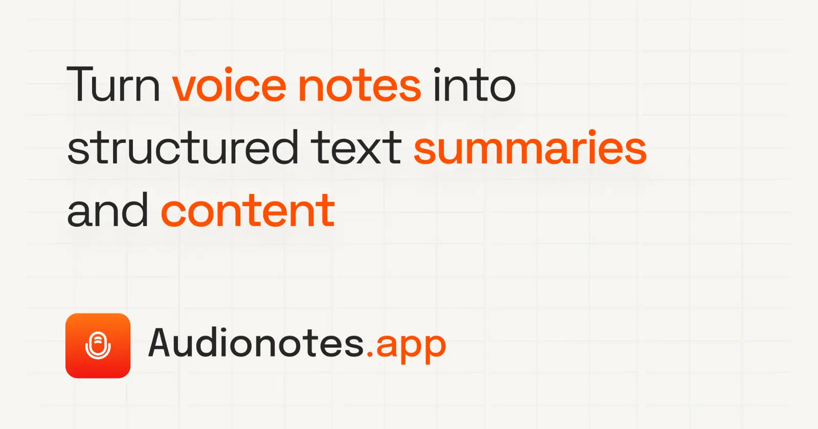 AudioNotes - Tool thumbnail