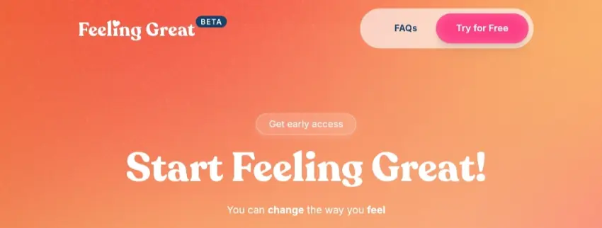 Feeling Great app Thumbnail