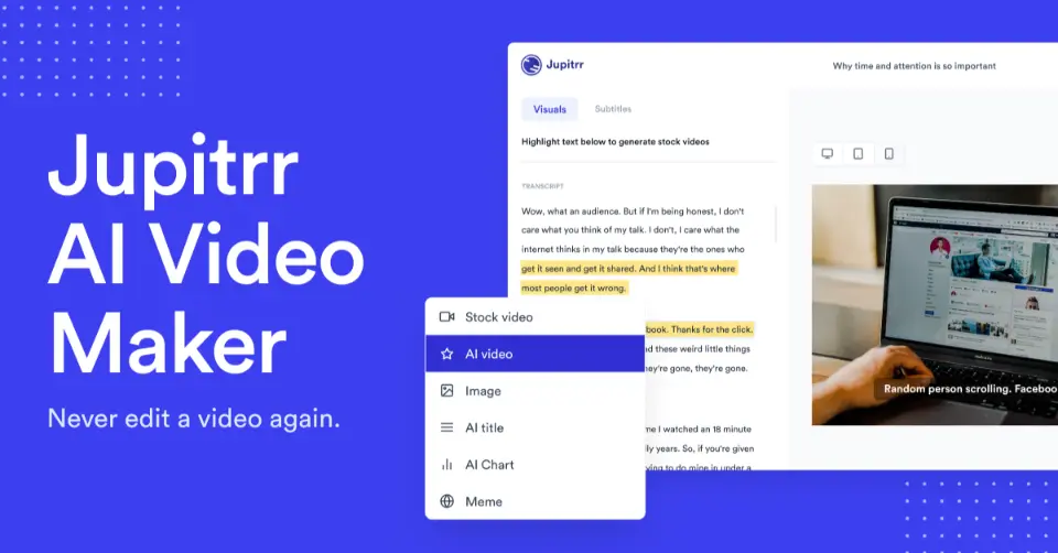 Jupitrr AI - Tool thumbnail