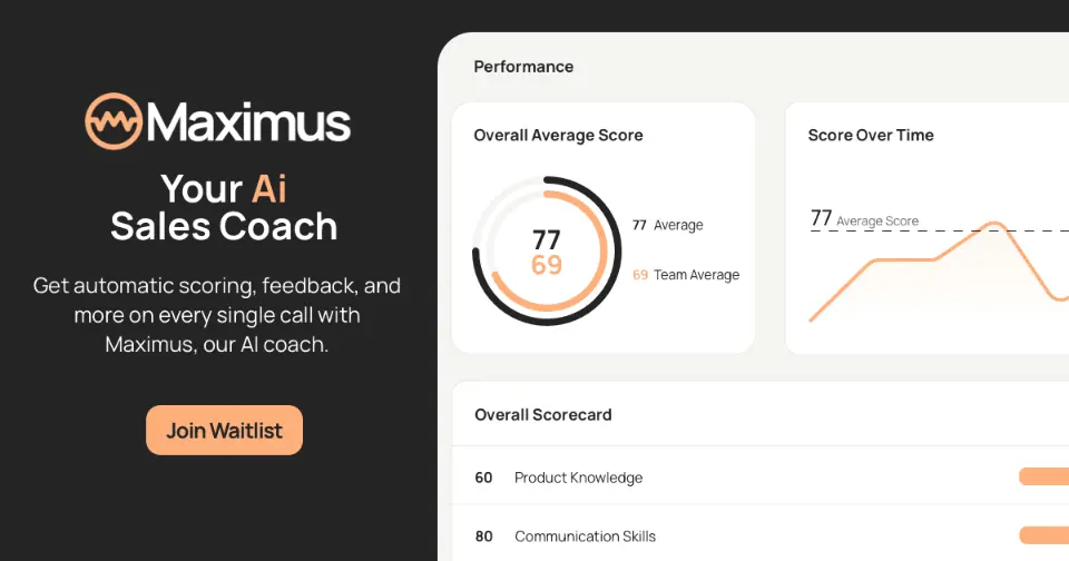 Maximus - Your AI Sales Coach - Tool thumbnail