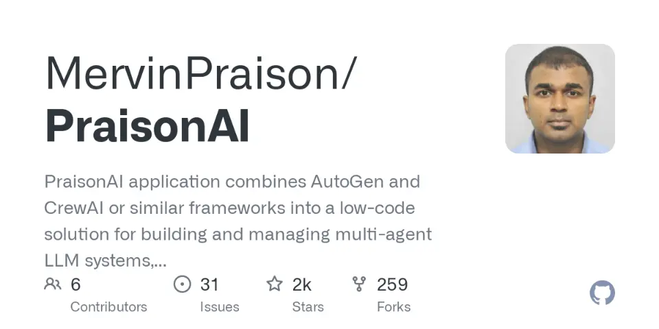 PraisonAI - Tool thumbnail
