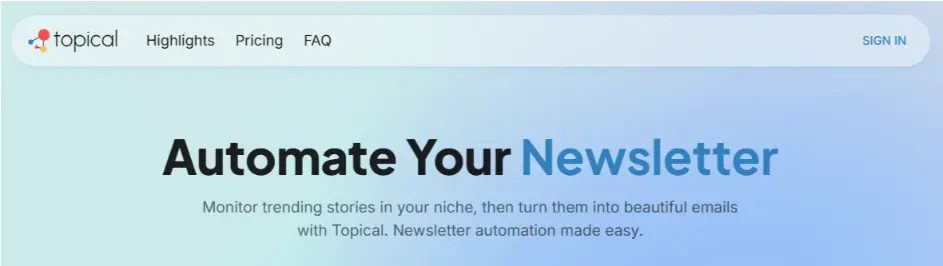 Topical - Tool thumbnail