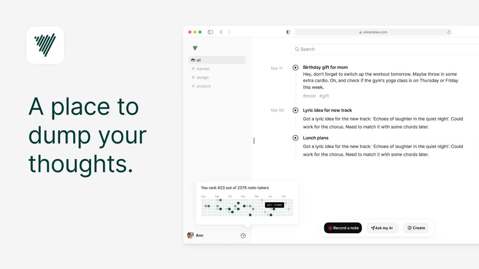 Voicenotes - Tool thumbnail