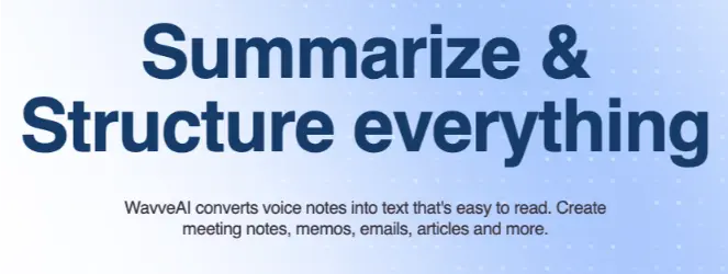 Wavve AI - Tool thumbnail