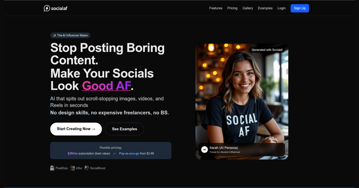 Socialaf.ai - Tool thumbnail